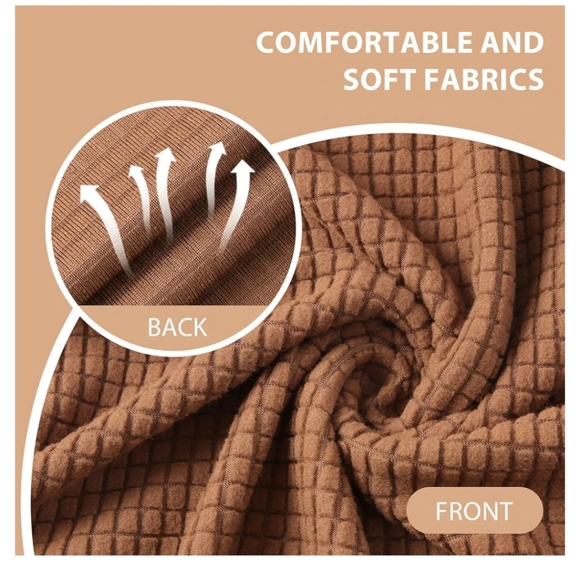 BESBESME Dining Chair CoversWashable Stretch Parson Slipcovers Kitchen removable - Picture 3 of 7